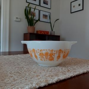 Rare orange butterprint Pyrex 441- read details